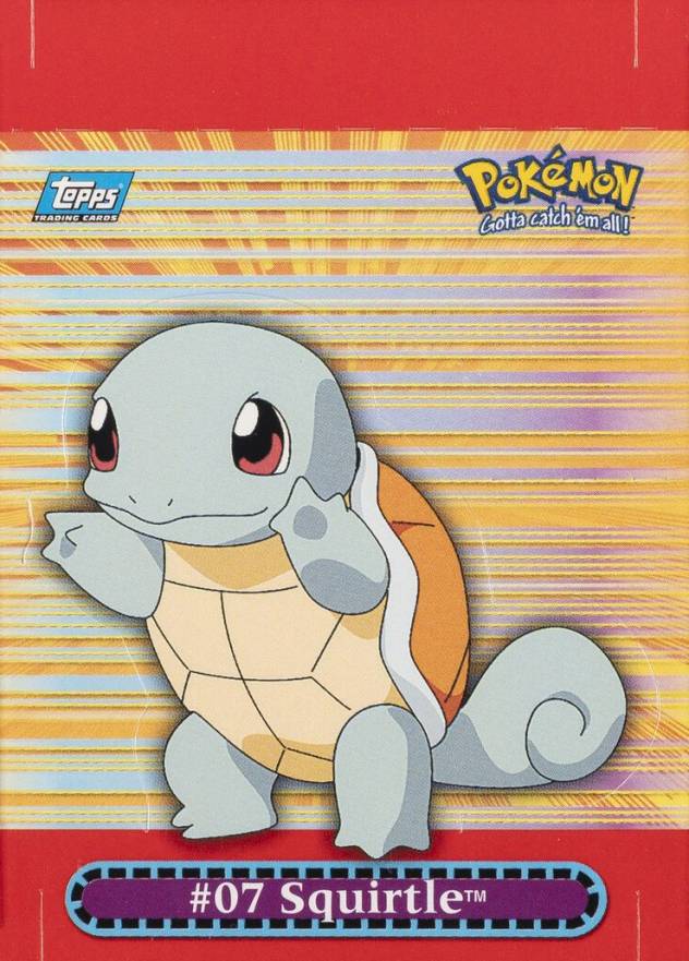 2000 Topps Pokemon TV Animation Series 3 Pop-Up Squirtle #10 TCG Card