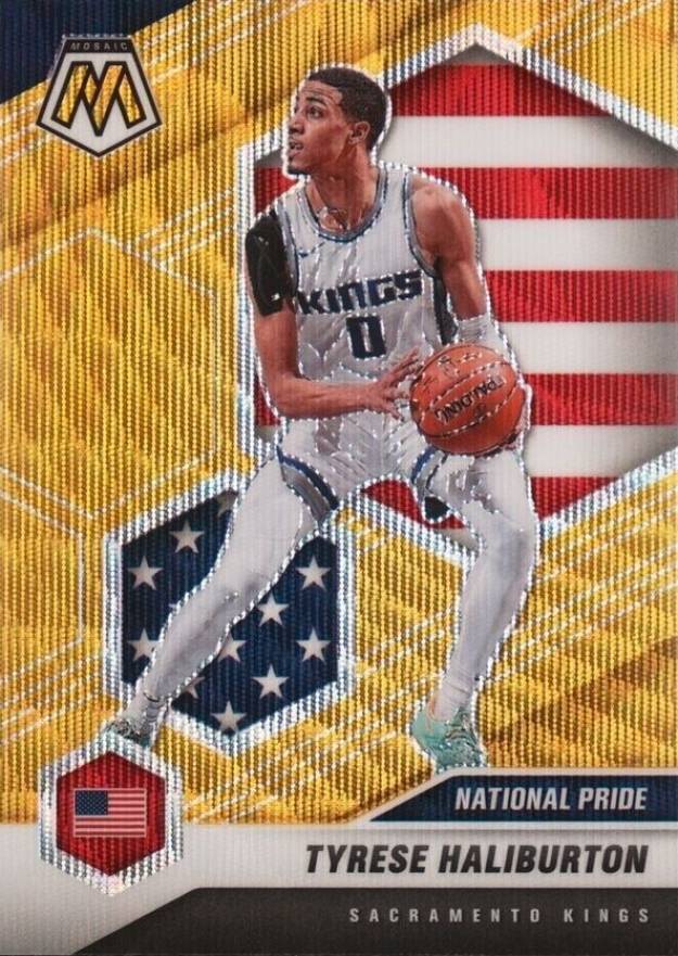 2020  Panini Mosaic Tyrese Haliburton #258 Basketball Card