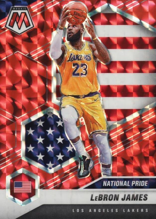 2020  Panini Mosaic LeBron James #247 Basketball Card