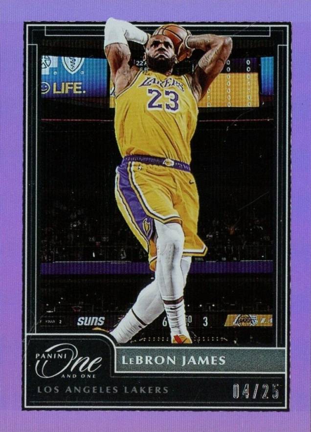 2020 Panini One and One LeBron James #16 Basketball Card