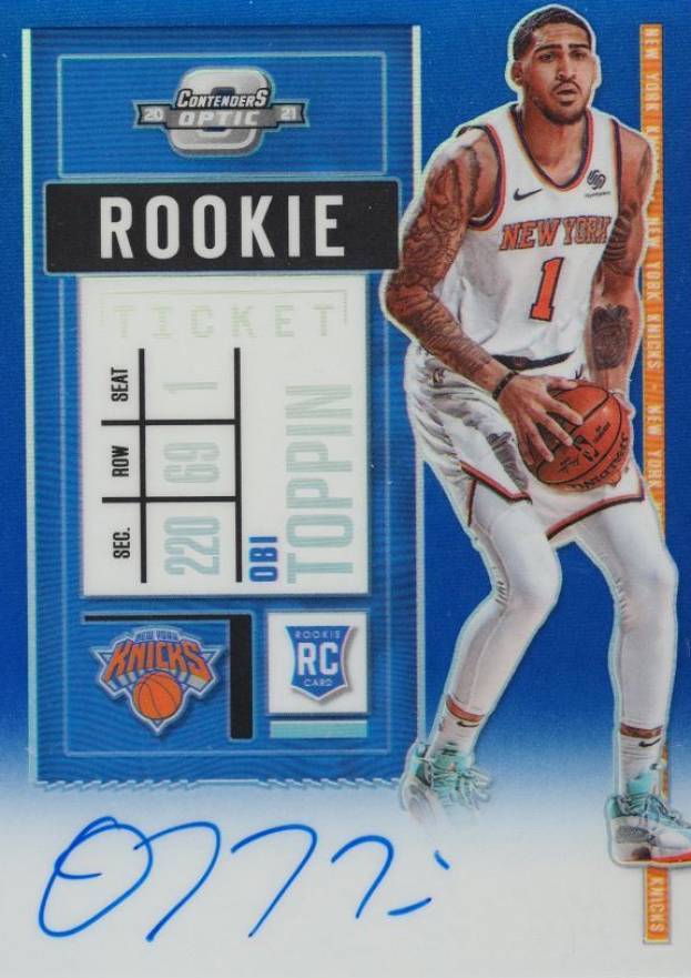 2020 Panini Contenders Optic Obi Toppin #118 Basketball Card