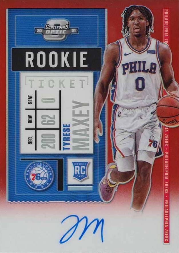 2020 Panini Contenders Optic Tyrese Maxey #120 Basketball Card