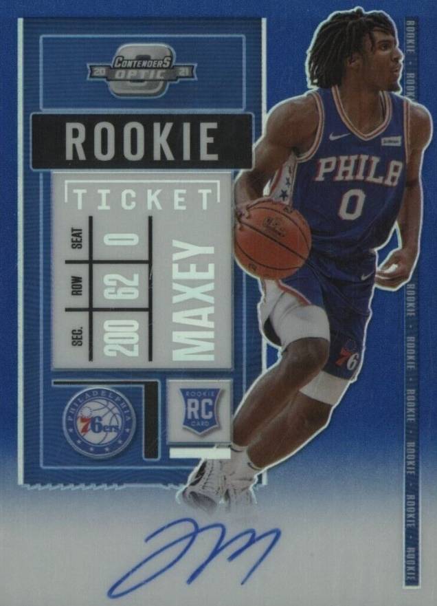 2020 Panini Contenders Optic Tyrese Maxey #120 Basketball Card