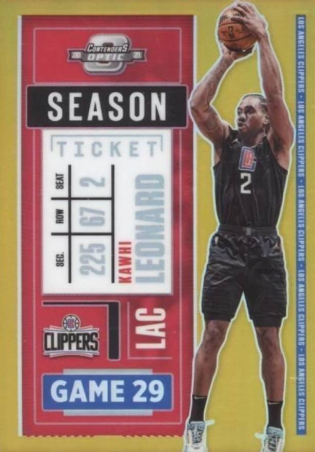 2020 Panini Contenders Optic Kawhi Leonard #71 Basketball Card