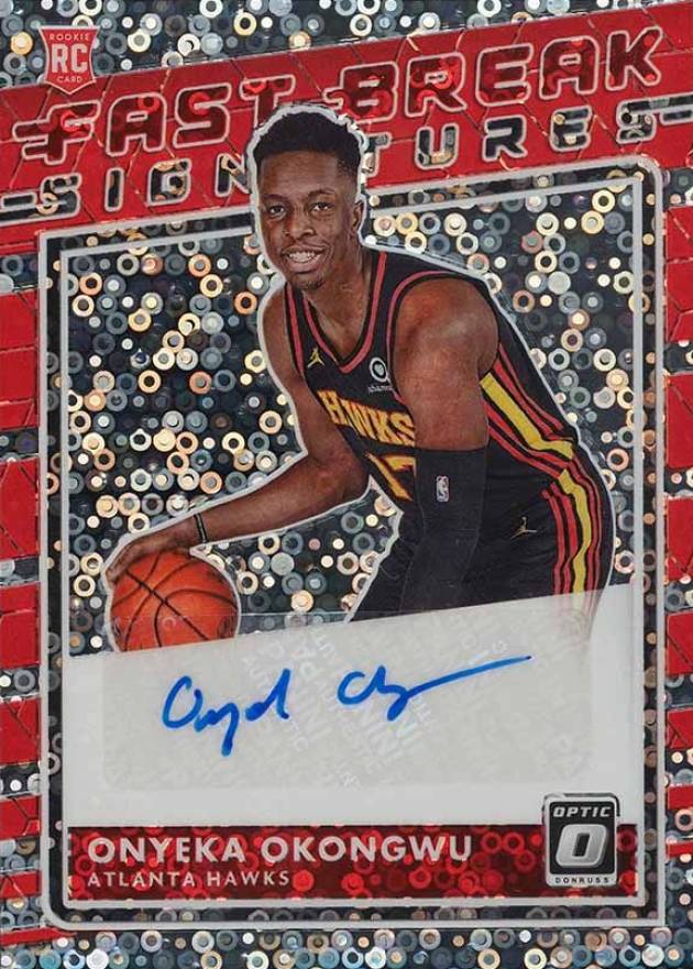 2020 Panini Donruss Optic Fast Break Signatures Onyeka Okongwu #FB-OO Basketball Card