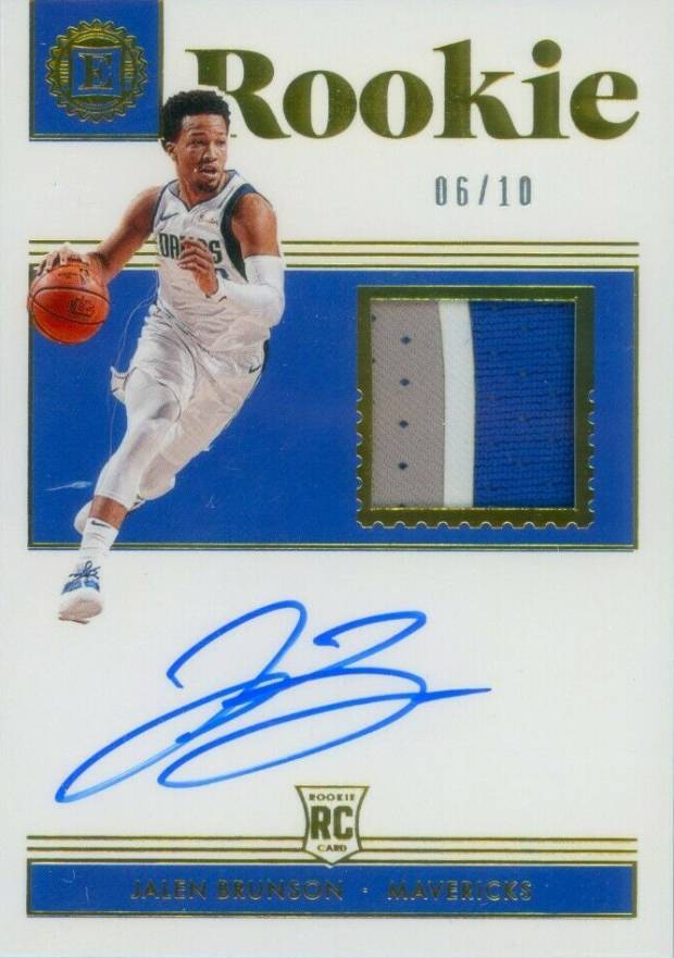 2018 Panini Encased Jalen Brunson #192 Basketball Card