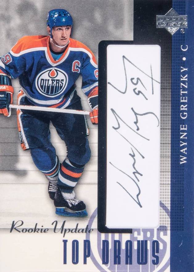 2002 Upper Deck Rookie Update Autographs Wayne Gretzky #WG Hockey Card