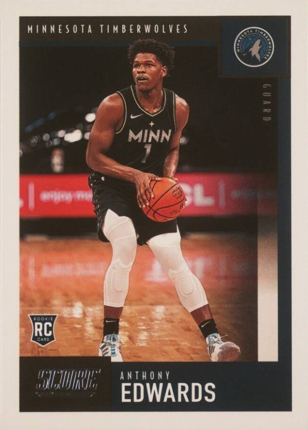 2020 Panini Chronicles Anthony Edwards #607 Basketball Card