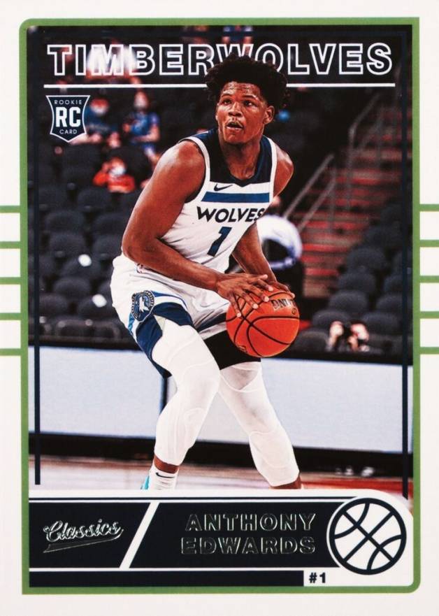 2020 Panini Chronicles Anthony Edwards #635 Basketball Card