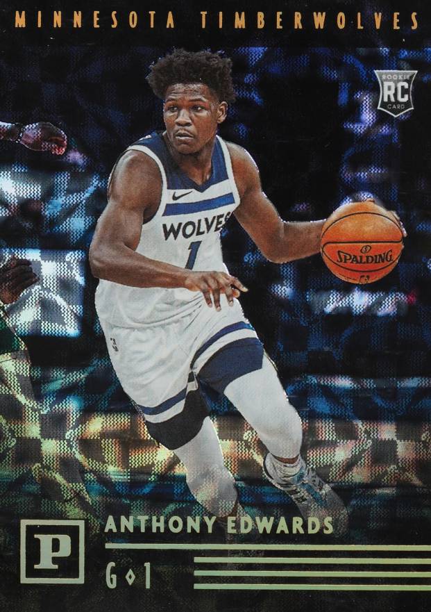 2020 Panini Chronicles Anthony Edwards #101 Basketball Card