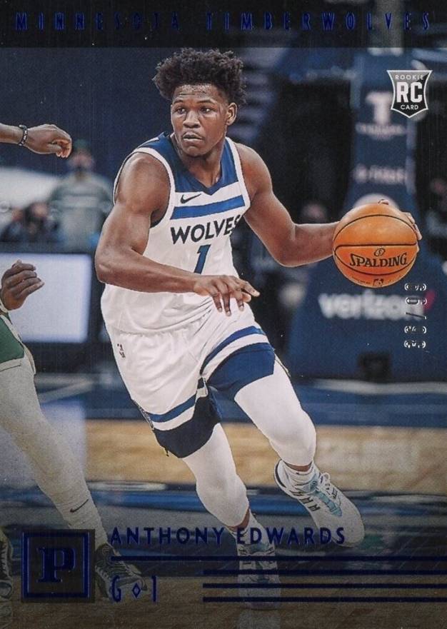 2020 Panini Chronicles Anthony Edwards #101 Basketball Card