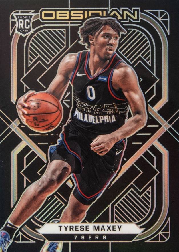 2020 Panini Obsidian Tyrese Maxey #162 Basketball Card