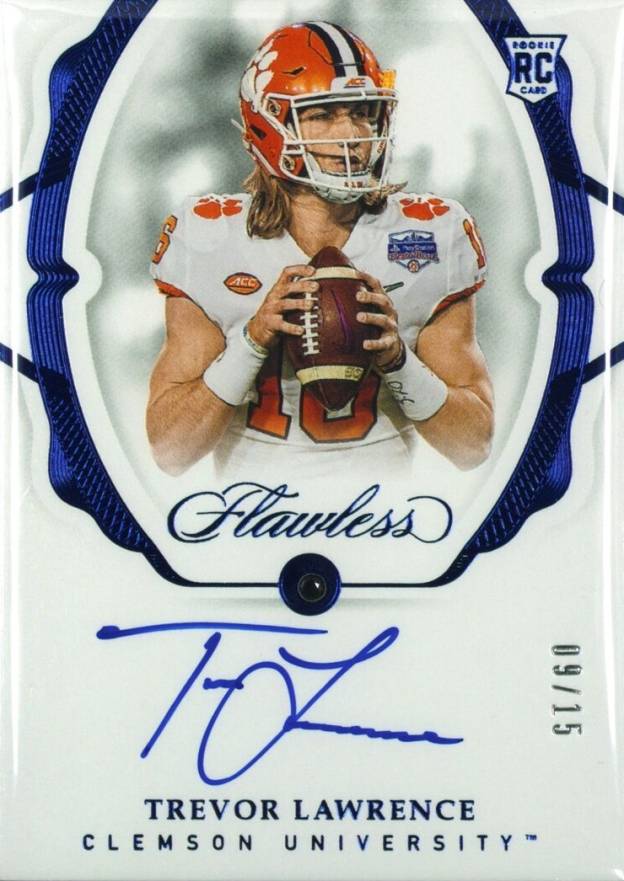 2021 Panini Flawless Collegiate Trevor Lawrence #71 Football Card