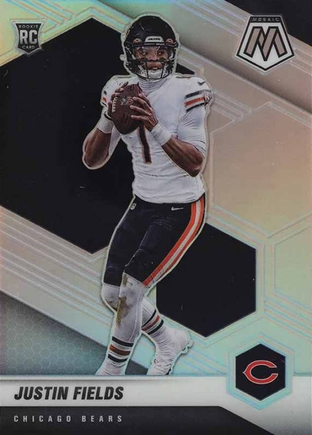 2021 Panini Mosaic Justin Fields #304 Football Card