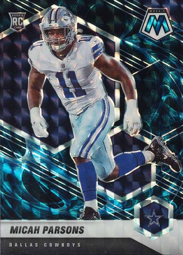 2021 Panini Mosaic Micah Parsons #362 Football Card