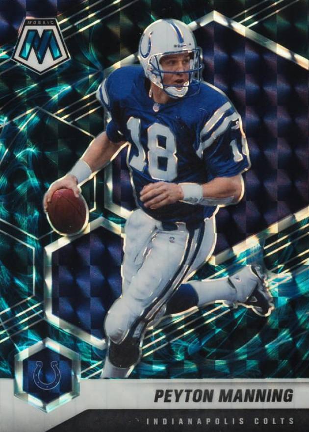 2021 Panini Mosaic Peyton Manning #91 Football Card