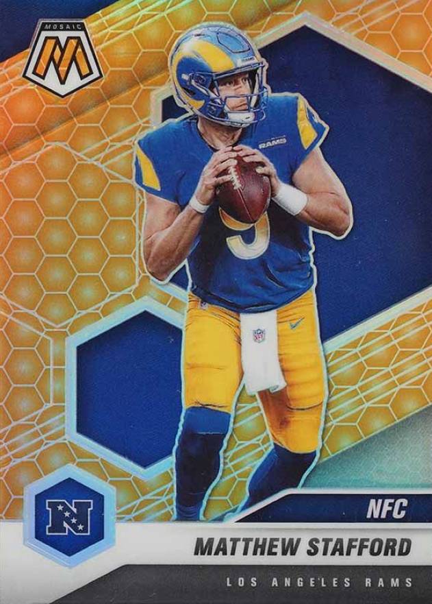 2021 Panini Mosaic Matthew Stafford #205 Football Card