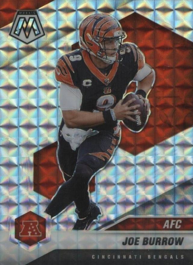 2021 Panini Mosaic Joe Burrow #226 Football Card