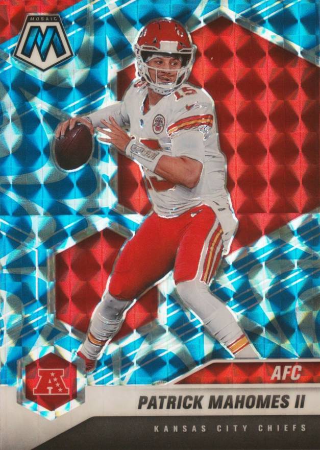 2021 Panini Mosaic Patrick Mahomes II #221 Football Card