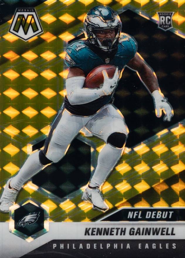 2021 Panini Mosaic Kenneth Gainwell #254 Football Card