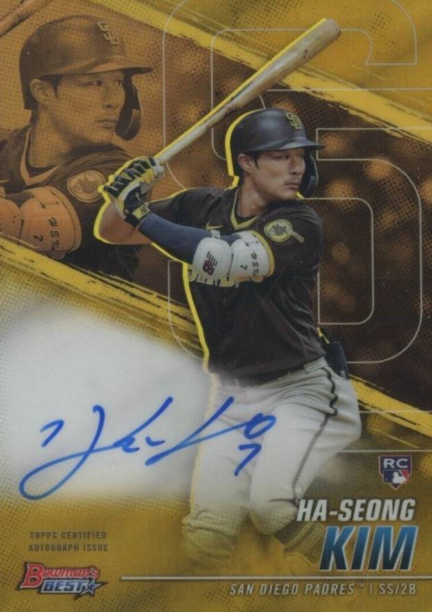 2021 Bowman's Best of 2021 Autographs HA-Seong Kim #B21HK Baseball Card