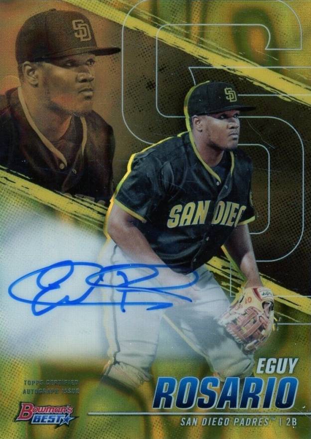 2021 Bowman's Best of 2021 Autographs Eguy Rosario #B21ER Baseball Card