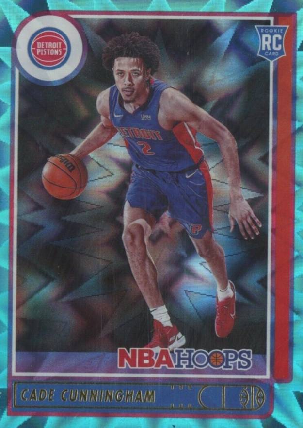 2021 Panini NBA Hoops Cade Cunningham #201 Basketball Card