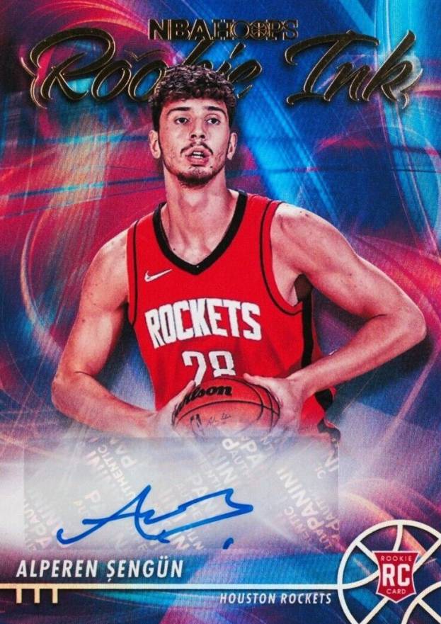 2021 Panini NBA Hoops Rookie Ink Alperen Sengun #RIAS Basketball Card