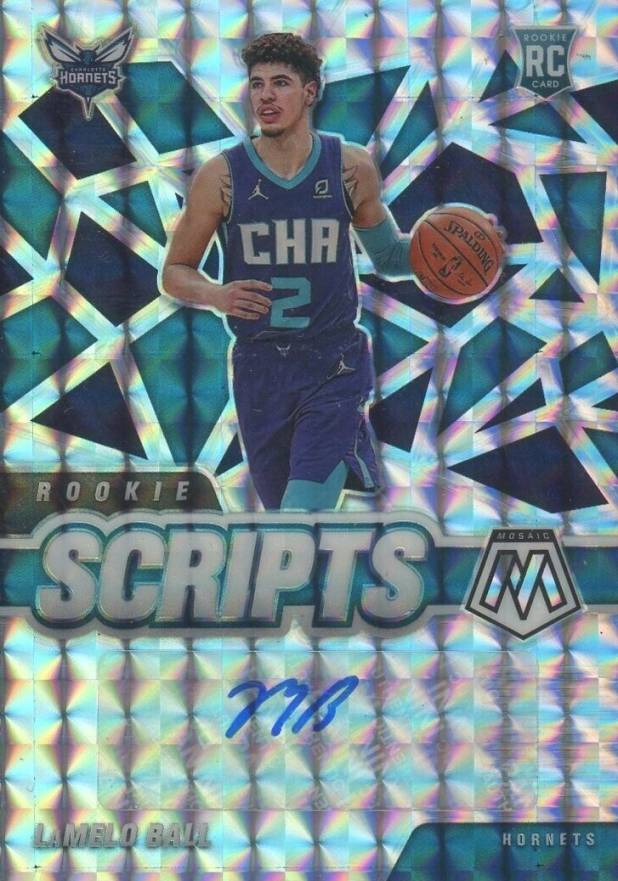 2020 Panini Mosaic Rookie Scripts LaMelo Ball #RSLMB Basketball Card