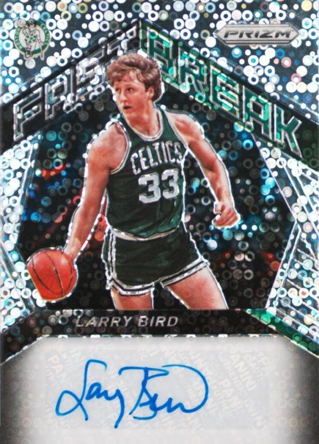 2020 Panini Prizm Fast Break Autographs Larry Bird #FBALBI Basketball Card