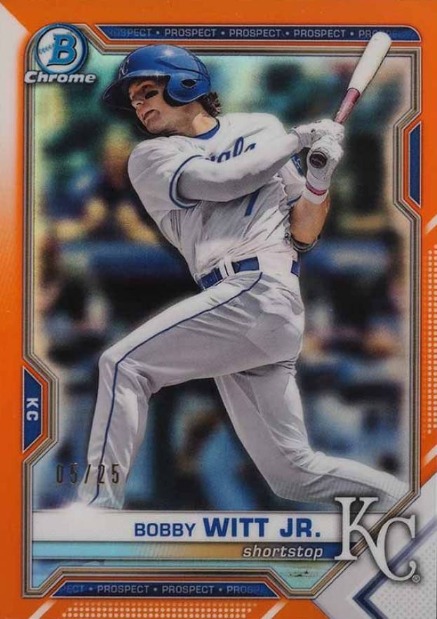 2021 Bowman Draft Bobby Witt Jr. #BDC47 Baseball Card