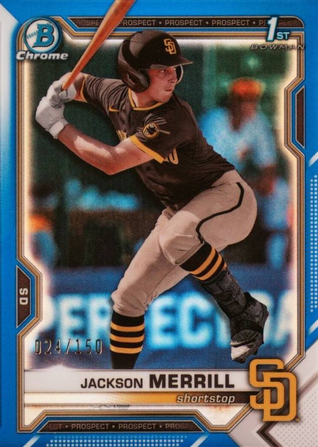 2021 Bowman Draft Jackson Merrill #BDC119 Baseball Card