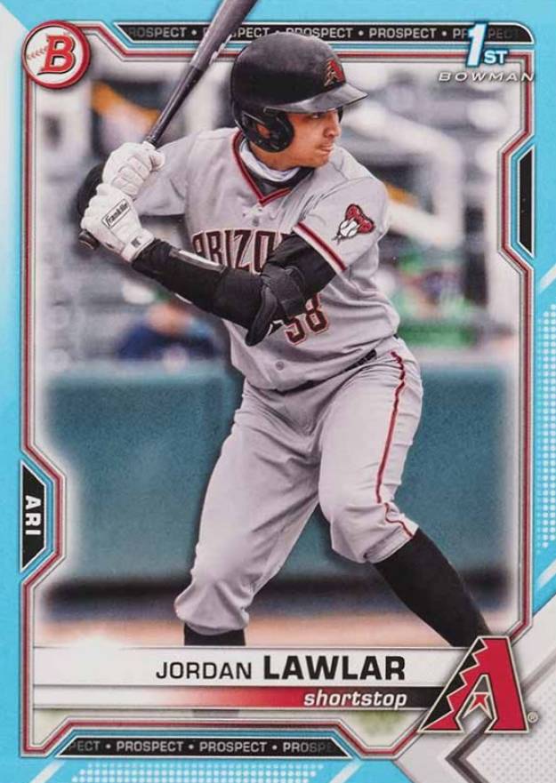 2021 Bowman Draft Jordan Lawlar #BD194 Baseball Card