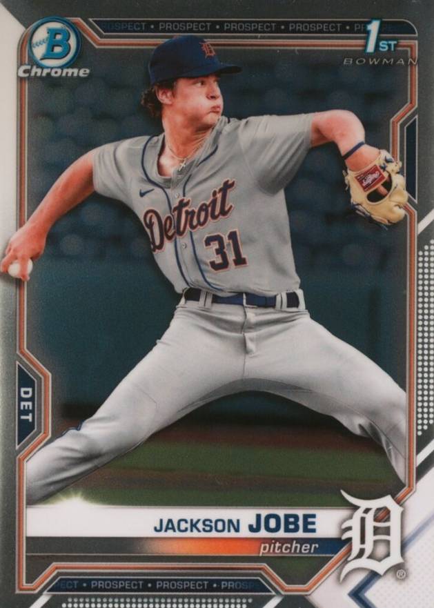 2021 Bowman Draft Jackson Jobe #BDC69 Baseball Card