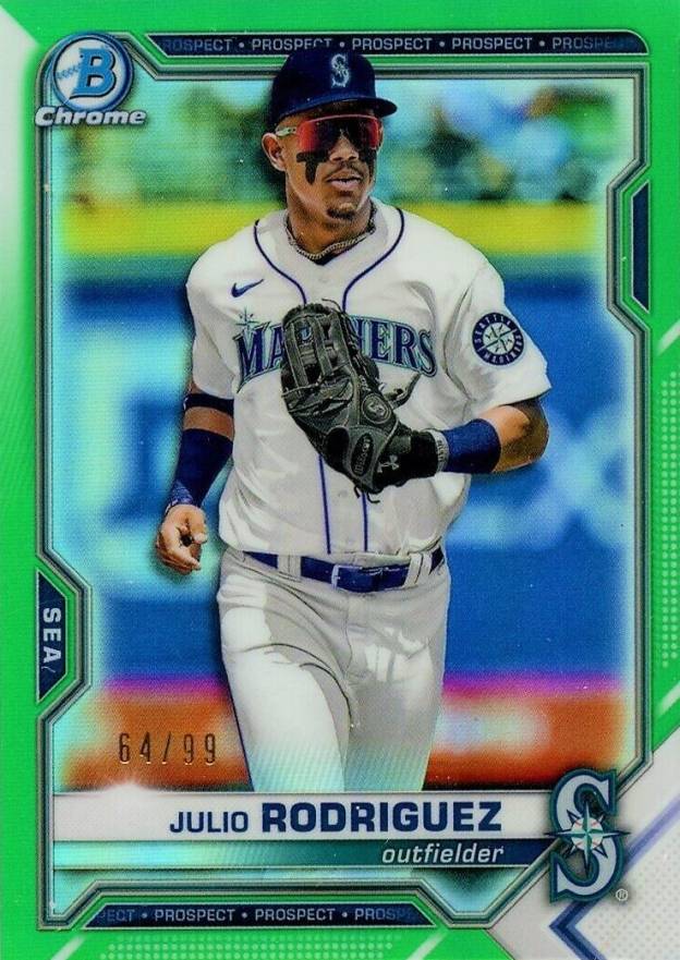 2021 Bowman Draft Julio Rodriguez #BDC145 Baseball Card