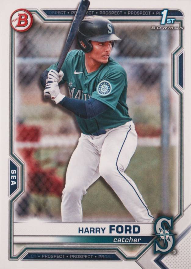 2021 Bowman Draft Harry Ford #BD1 Baseball Card