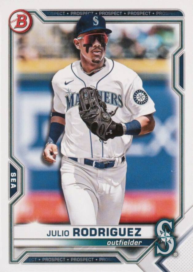 2021 Bowman Draft Julio Rodriguez #BD145 Baseball Card