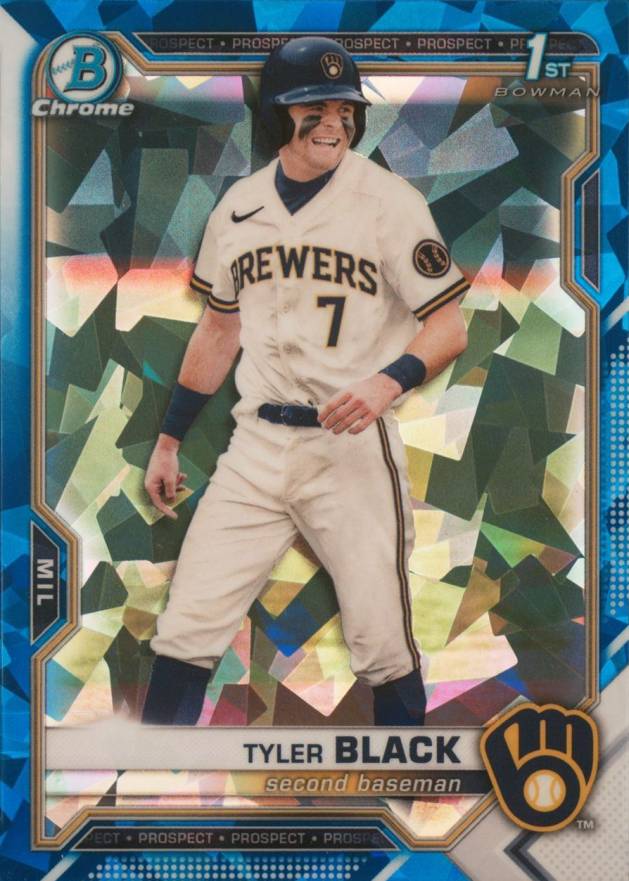 2021 Bowman Draft Chrome Sapphire Edition Tyler Black #BDC200 Baseball Card