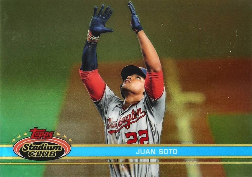 2021 Topps Stadium Club Chrome Juan Soto #220 Baseball Card