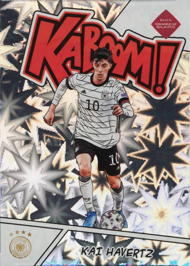 2021 Panini Donruss Road to Qatar Kaboom! Kai Havertz #2 Soccer Card