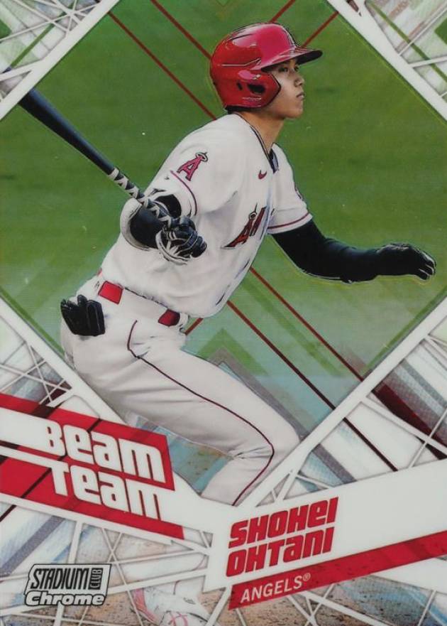 2021 Topps Stadium Club Chrome Beam Team Shohei Ohtani #BTC3 Baseball Card