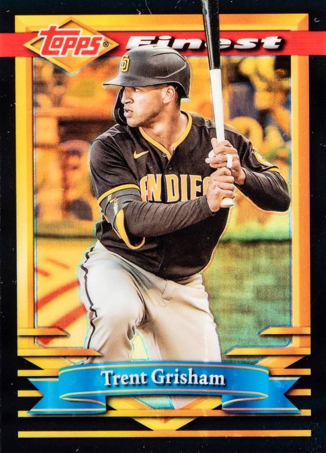 2021 Topps Finest Flashbacks Trent Grisham #73 Baseball Card