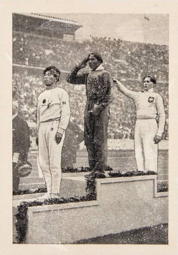 1936 Ed. Haas Die Sieger Der Olympiade Berlin Jesse Owens #23 Other Sports Card