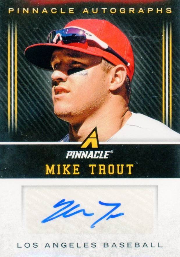 2013 Panini Pinnacle Autograph Mike Trout #MT Baseball Card