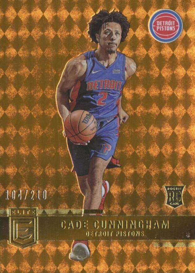 2021 Panini Donruss Elite Cade Cunningham #248 Basketball Card