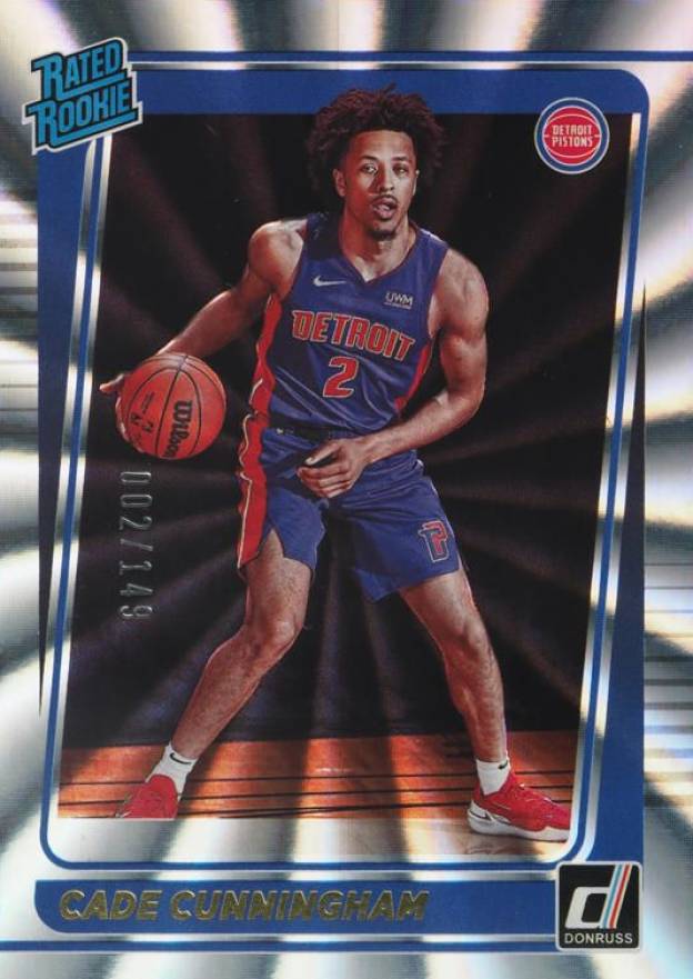 2021 Panini Donruss Cade Cunningham #211 Basketball Card