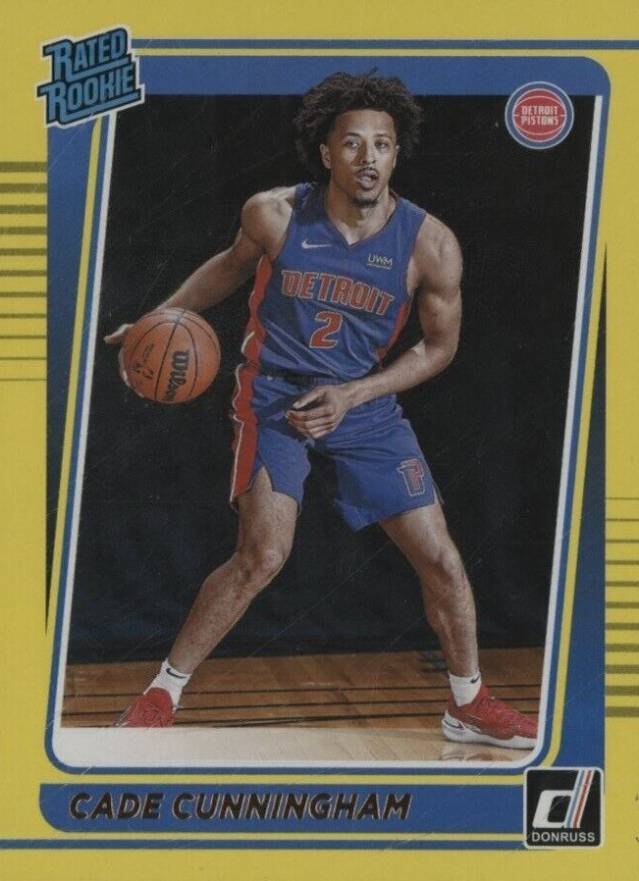 2021 Panini Donruss Cade Cunningham #211 Basketball Card