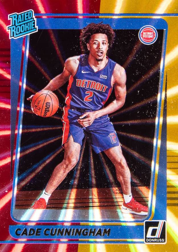 2021 Panini Donruss Cade Cunningham #211 Basketball Card