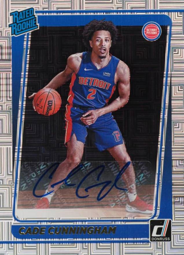 2021 Panini Donruss Cade Cunningham #211 Basketball Card