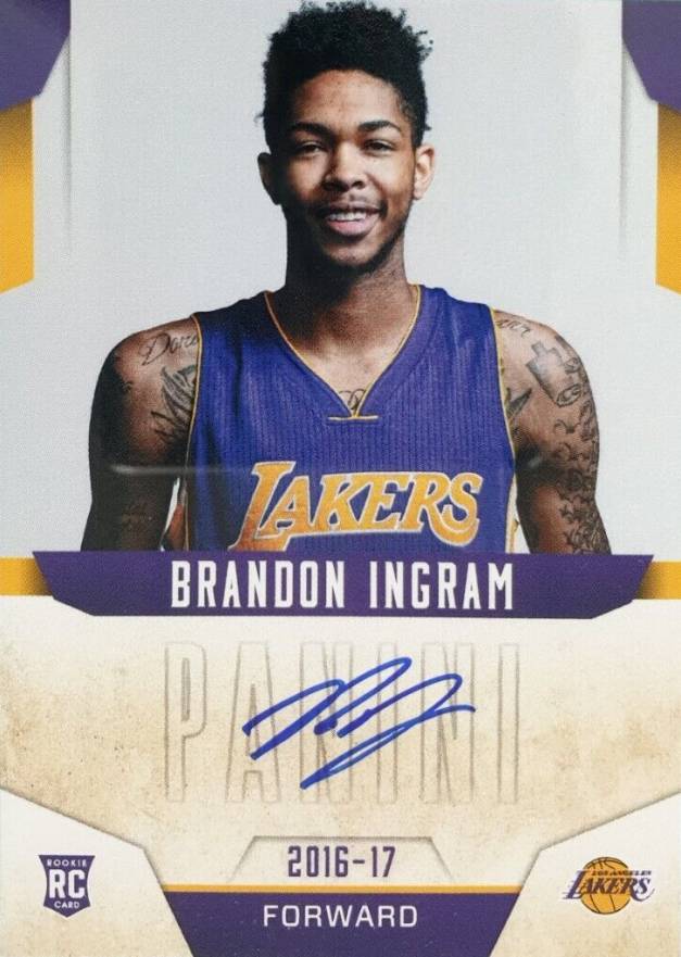 2016 Panini Donruss Next Day Autographs Brandon Ingram #ND-BI Basketball Card